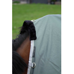 Manta Equithème TYREX 600D reciclada Verde Manta Equithème TYREX 600D reciclada Verde