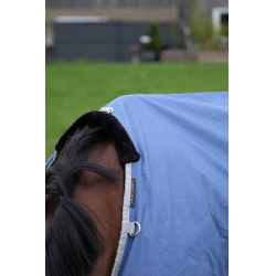 Manta Equithème TYREX 600D reciclada Azul marino