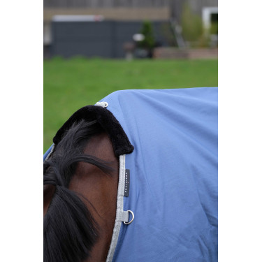 Manta Equithème TYREX 600D reciclada Azul marino