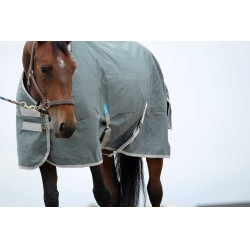 Manta Equithème TYREX 600D reciclada Verde Manta Equithème TYREX 600D reciclada Verde