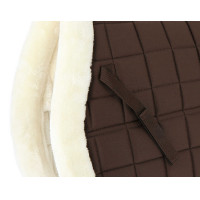 Mantilla Equithème Pro con forma Chocolate Marrón Mantilla Equithème Pro con forma Chocolate Marrón