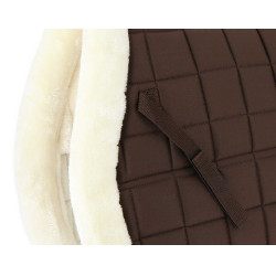Mantilla Equithème Pro con forma Chocolate Marrón Mantilla Equithème Pro con forma Chocolate Marrón