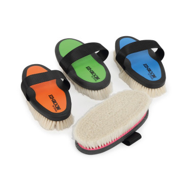 Cepillo dulce seda de cabra Ezi-Groom Shires para caballo