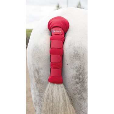Protector de cola forrado Arma Shires Roja Rojo