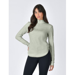 Polo Weatherbeeta de manga larga London Marl oliva Polo Weatherbeeta de manga larga London Marl oliva