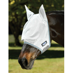 Máscara antimoscas de malla WeatherBeeta ComFiTec Essential Blanco / gris / azul vivo