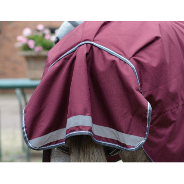 Manta Weatherbeeta ComFiTec Plus Dynamic II Combo Neck Medium Lite Burdeos / gris / blanco Manta Weatherbeeta ComFiTec Plus Dynamic II Combo Neck Medium Lite Burdeos / gris / blanco