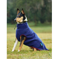 Manta polar para perro Weatherbeeta ComFiTec Azúl marino / burdeos