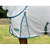 Manta antimoscas Weatherbeeta Combo ComFiTec Zephyr Plata / azul / limón Manta antimoscas Weatherbeeta Combo ComFiTec Zephyr Plata / azul / limón