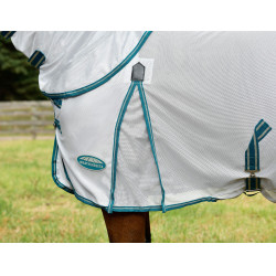 Manta antimoscas Weatherbeeta Combo ComFiTec Zephyr Plata / verde azulado / piedra