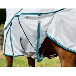 Manta antimoscas Weatherbeeta Combo ComFiTec Zephyr Plata / verde azulado / piedra