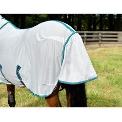 Manta antimoscas Weatherbeeta Combo ComFiTec Zephyr Plata / verde azulado / piedra