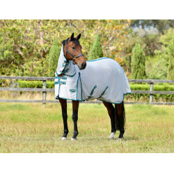 Manta antimoscas Weatherbeeta Combo ComFiTec Zephyr Plata / verde azulado / piedra