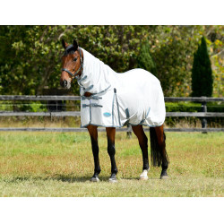 Cubre moscas Combo Weatherbeeta ComFiTec Essential Blanco / gris / azul vivo