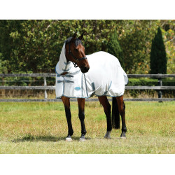 Cubre moscas Combo Weatherbeeta ComFiTec Essential Blanco / gris / azul vivo