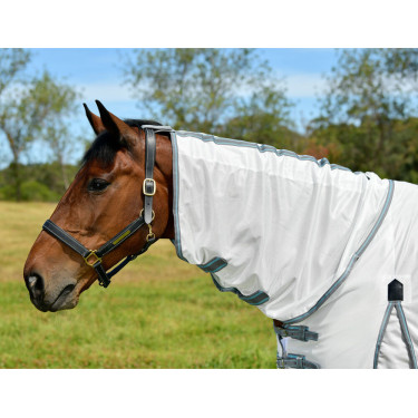 Cubre moscas Combo Weatherbeeta ComFiTec Essential Blanco / gris / azul vivo