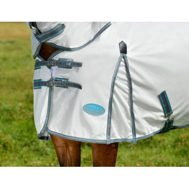 Cubre moscas Combo Weatherbeeta ComFiTec Essential Blanco / gris / azul vivo