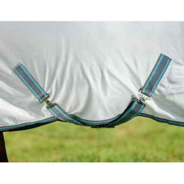 Cubre moscas Combo Weatherbeeta ComFiTec Essential Blanco / gris / azul vivo