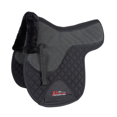 Mantilla antideslizante Airflow Numnah Shires Negro