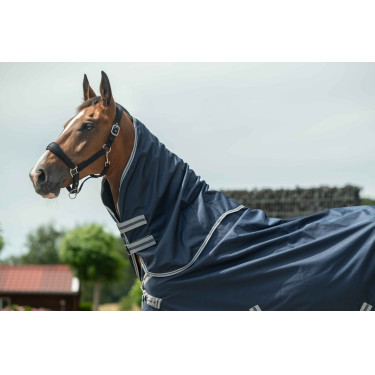 Manta de exterior Therma Pro HKM Cuello desmontable Azul oscuro Manta de exterior Therma Pro HKM Cuello desmontable Azul oscuro