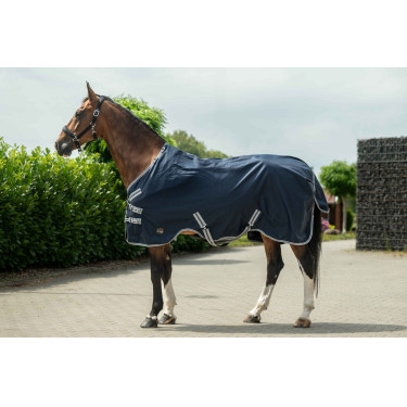 Manta de exterior Therma Pro HKM Cuello desmontable Azul oscuro Manta de exterior Therma Pro HKM Cuello desmontable Azul oscuro