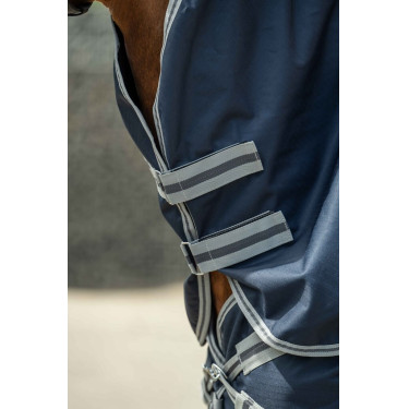 Manta de exterior Therma Pro HKM Cuello desmontable Azul oscuro Manta de exterior Therma Pro HKM Cuello desmontable Azul oscuro