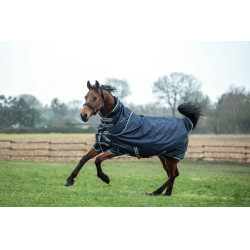 Manta de exterior Therma Pro HKM Cuello desmontable Azul oscuro