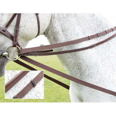 Riendas alemanas algodón Shires para caballos