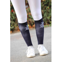 Calcetines Concours Pénélope Negro /crema