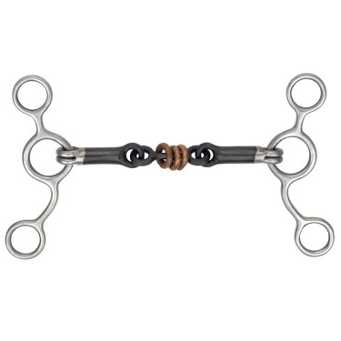 Bocado Tom Thumb cobre Shires para el caballo