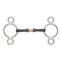 Bocado 2 anillos Sweet Iron Shires para el caballo