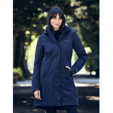 Abrigo largo impermeable Weatherbeeta para mujer Marino Azul marino Abrigo largo impermeable Weatherbeeta para mujer Marino Azul marino