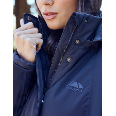 Abrigo largo impermeable Weatherbeeta para mujer Marino Azul marino Abrigo largo impermeable Weatherbeeta para mujer Marino Azul marino