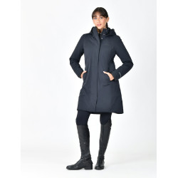 Abrigo largo impermeable Weatherbeeta para mujer Marino Azul marino