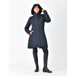 Abrigo largo impermeable Weatherbeeta para mujer Marino Azul marino