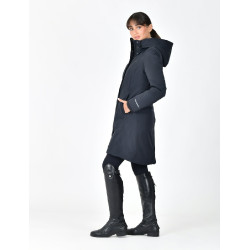 Abrigo largo impermeable Weatherbeeta para mujer Marino Azul marino