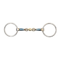 Bocado con cobre azúl Lozenge Shires para el caballo