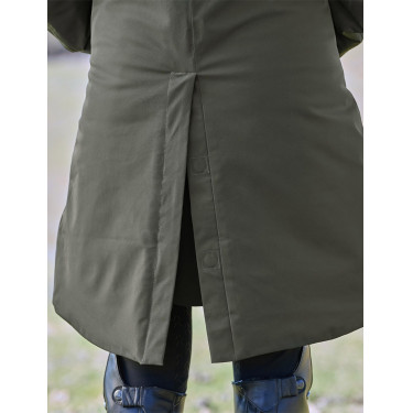 Abrigo largo impermeable Weatherbeeta para mujer Verde medianoche