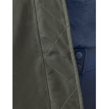 Abrigo largo impermeable Weatherbeeta para mujer Verde medianoche