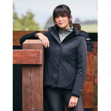 Chaqueta Weatherbeeta Protect con cuello alto Negro Chaqueta Weatherbeeta Protect con cuello alto Negro