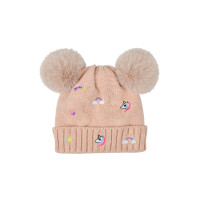 Gorro Fun Dublin bordado para niño Rosa empolvado