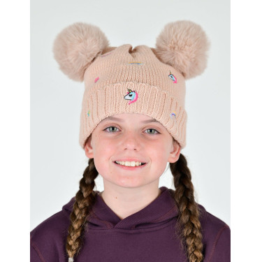 Gorro Fun Dublin bordado para niño Rosa empolvado Gorro Fun Dublin bordado para niño Rosa empolvado