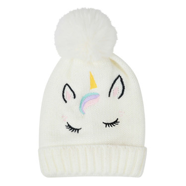 Gorro Unicornio Dublin bordado para niño Blanco Gorro Unicornio Dublin bordado para niño Blanco