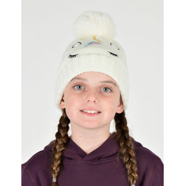 Gorro Unicornio Dublin bordado para niño Blanco Gorro Unicornio Dublin bordado para niño Blanco