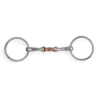 Bocado 3 piezas cobre Lozenge Shires Acero inoxidable