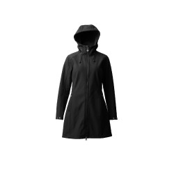 Plumífero calefactable largo Jadine Horze invierno Negro Plumífero calefactable largo Jadine Horze invierno Negro