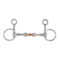 Bocado Baucher con cobre Shires Acero inoxidable