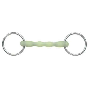 Bocado recto Equikind Loose Ring Shires para el caballo