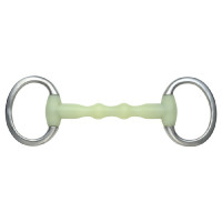 Bocado recto Equikind Egg Shires para el caballo