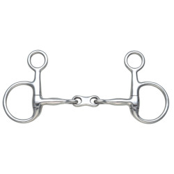 Bocado Baucher French Link Shires Acero inoxidable